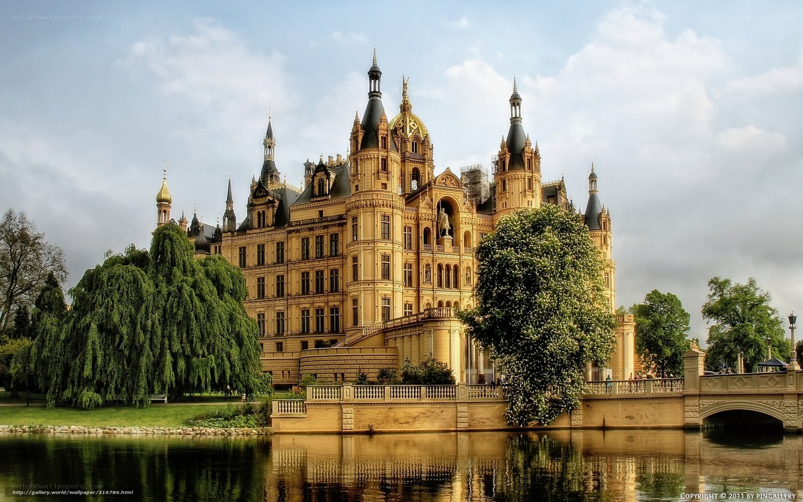 Schwerin Castle in Germany