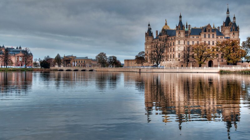 Schwerin Castle Reflection