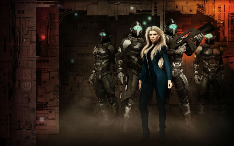 sci-fi action team portrait