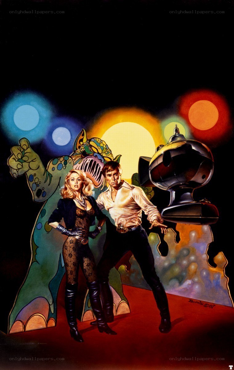 sci-fi adventure poster art