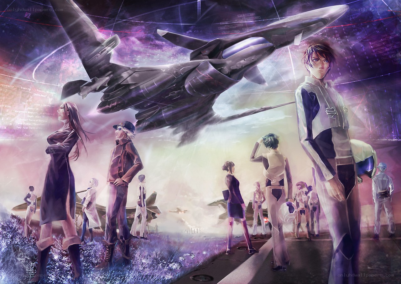 Sci-fi aircraft and pilots