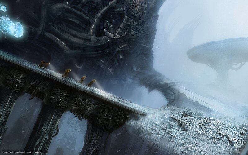 sci-fi alien architecture