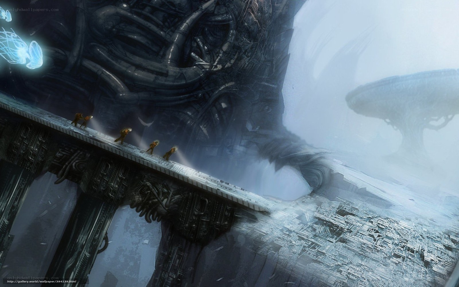 sci-fi alien architecture