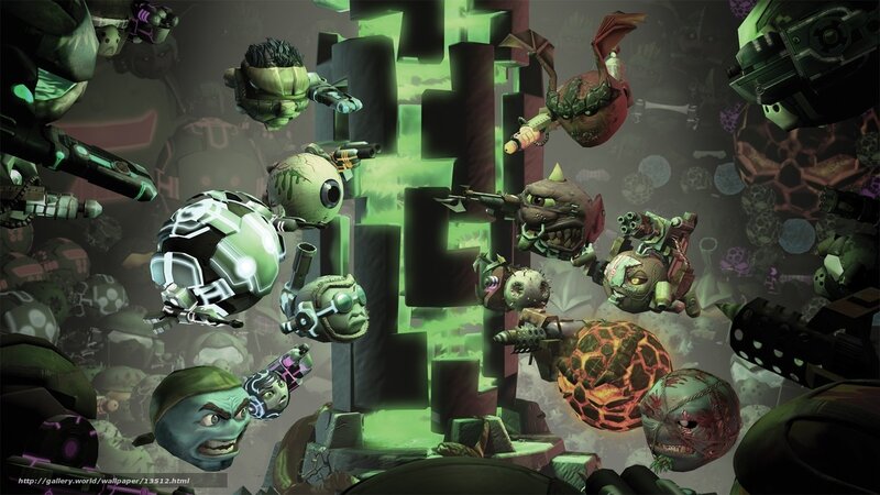 Sci-fi alien battle scene