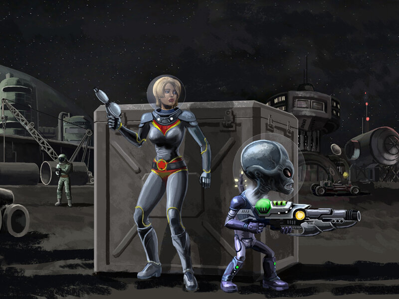 sci-fi alien encounter