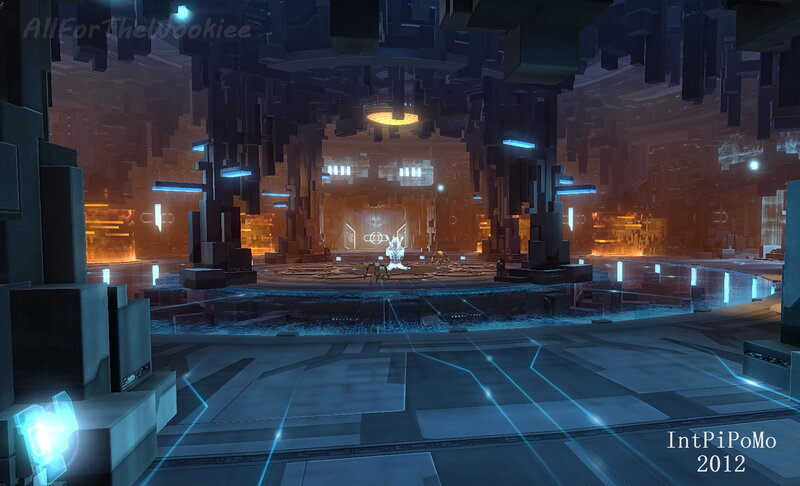 Sci-fi Arena with Characters