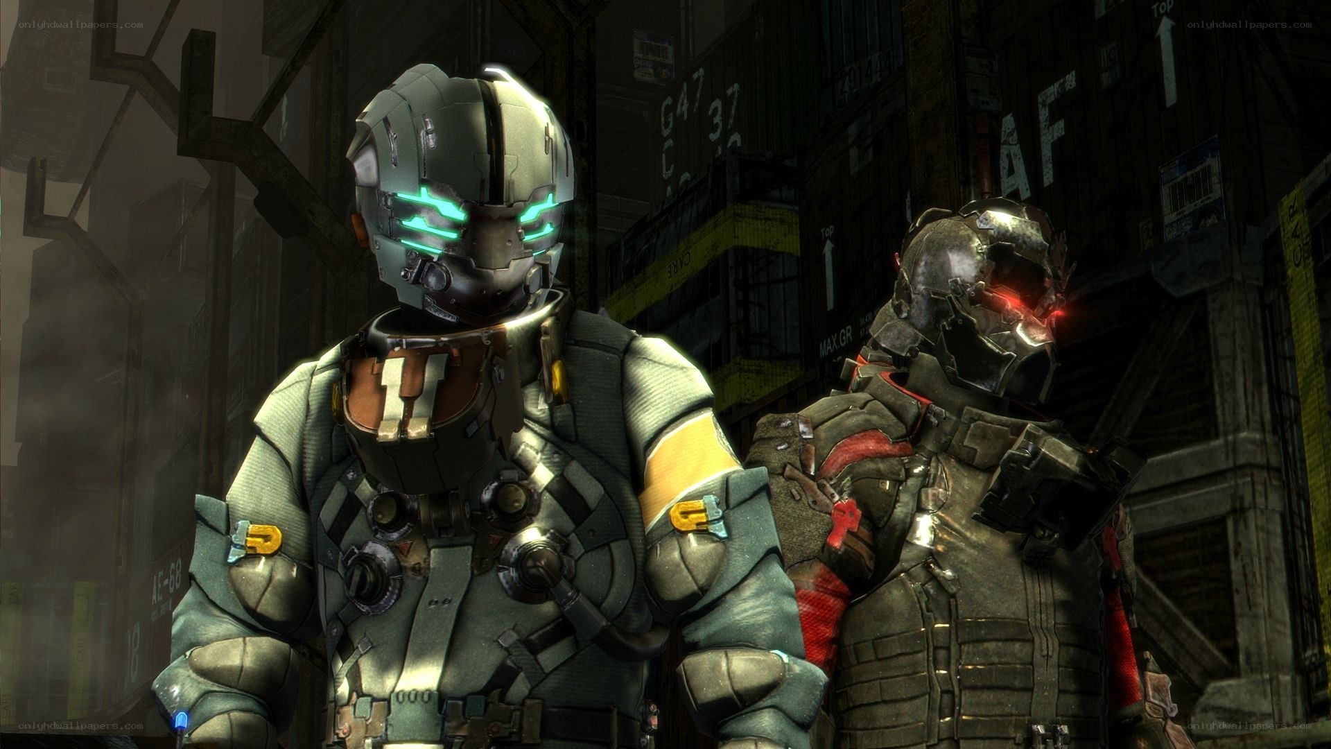 sci-fi armored soldiers