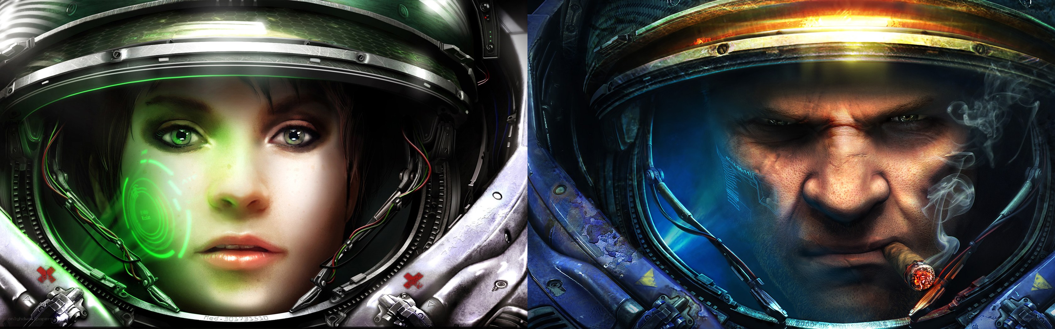 sci-fi astronaut portraits