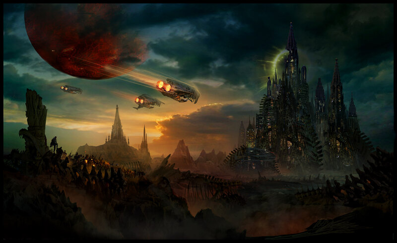 Sci-fi battle over alien world