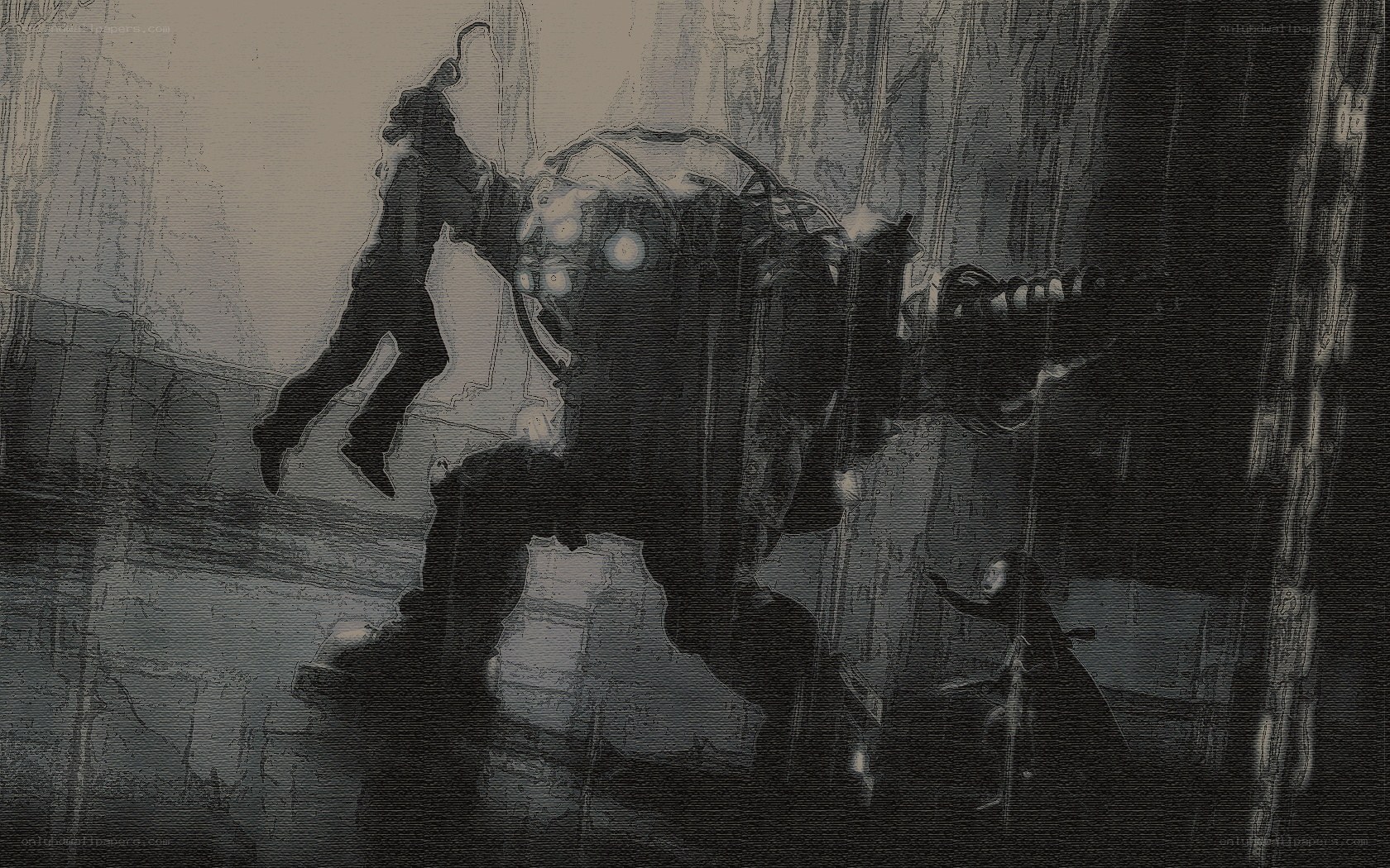 sci-fi battle scene