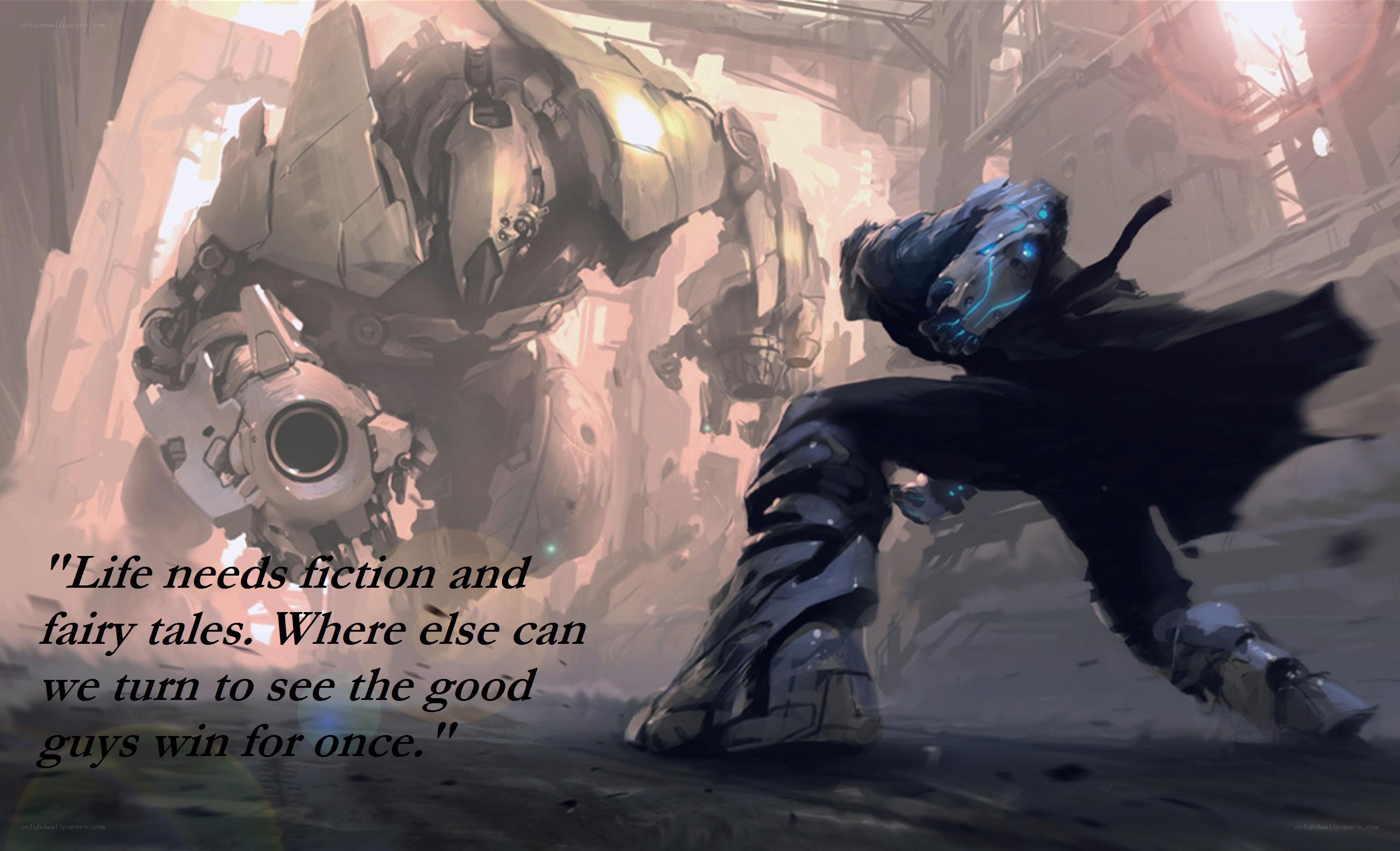 sci-fi battle scene