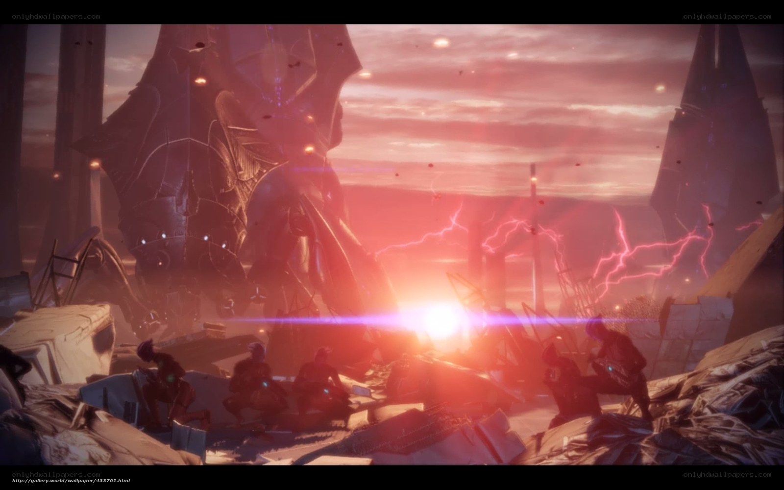 sci-fi battle scene