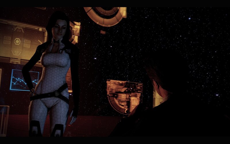 sci-fi character in space station