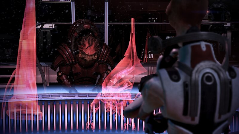 sci-fi character interaction