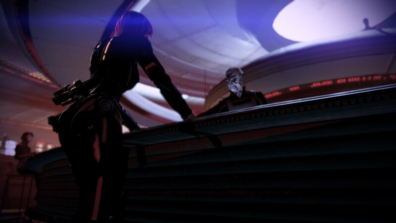 sci-fi character interaction