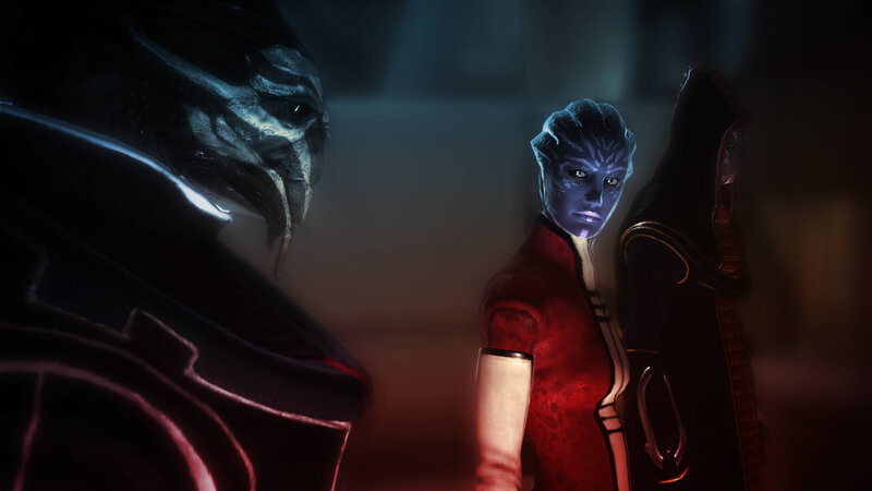sci-fi character scene