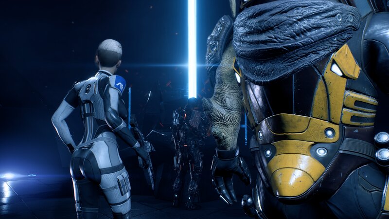 Sci-fi Characters in Armor — Blue, Dramatic