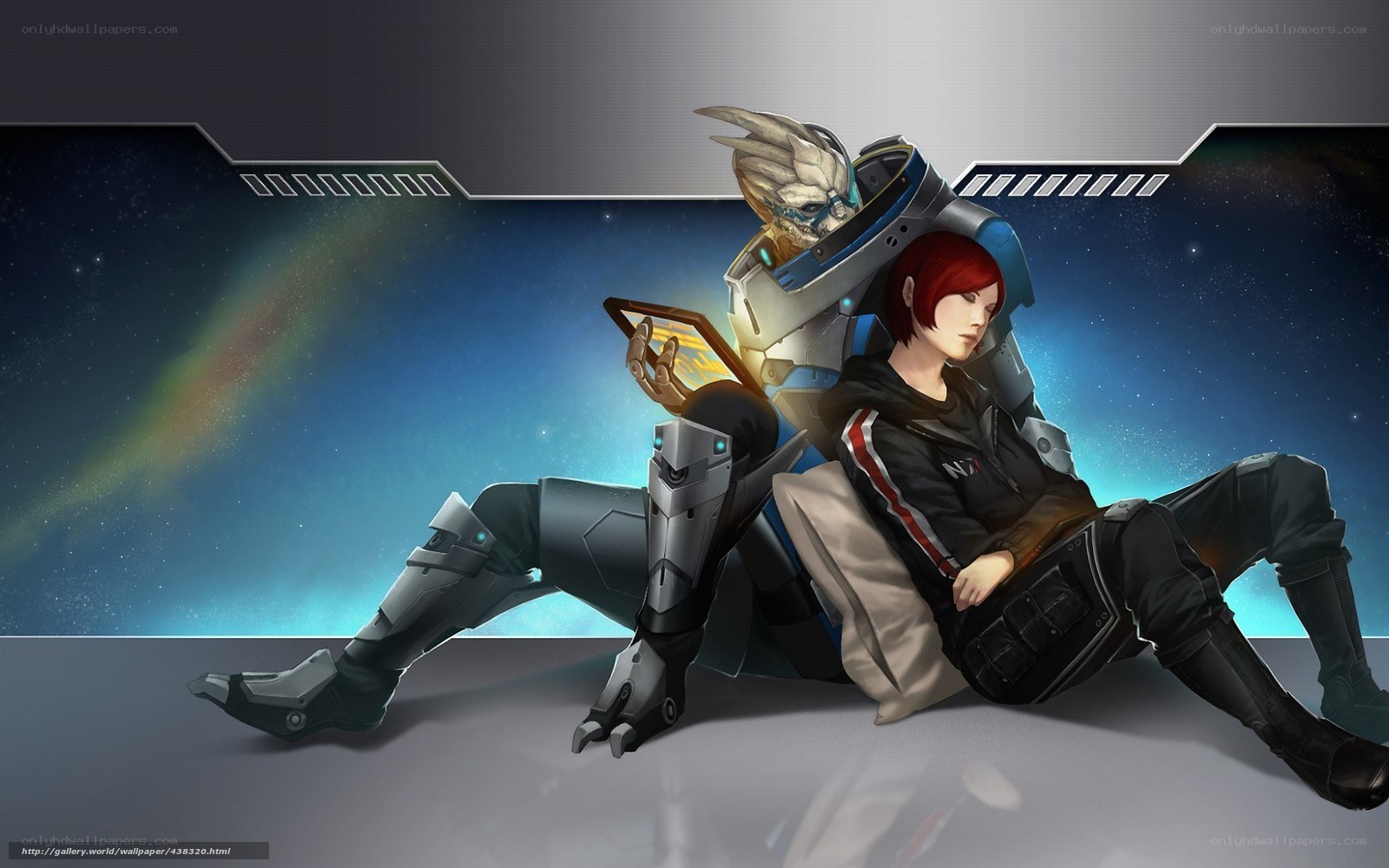 sci-fi characters in space