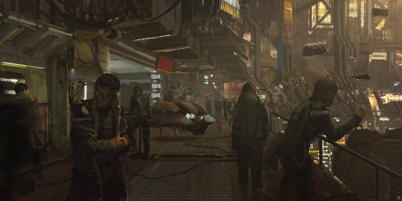 Sci-fi City Street
