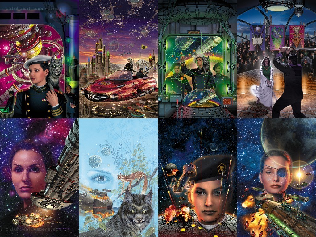 Sci-fi collage artwork