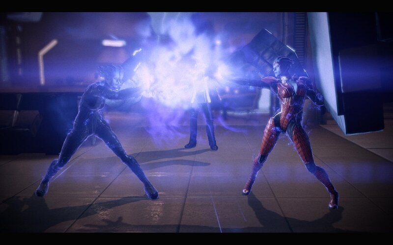 sci-fi combat scene