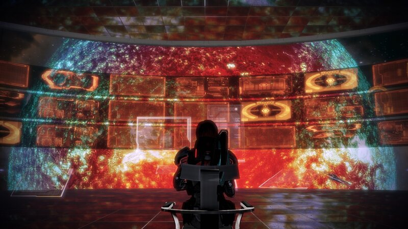 sci-fi command center view
