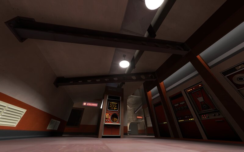 sci-fi control room interior