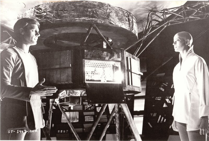sci-fi film still with spacecraft