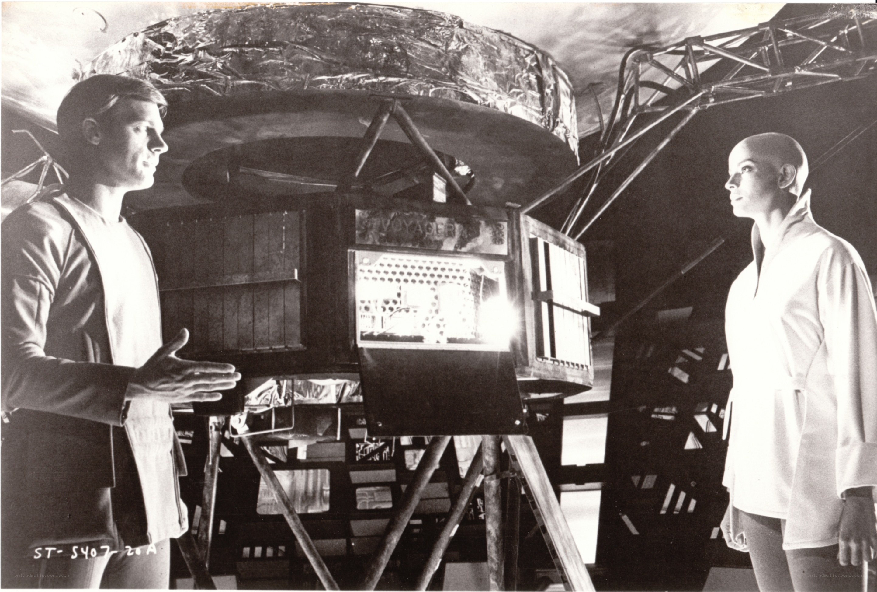 sci-fi film still with spacecraft
