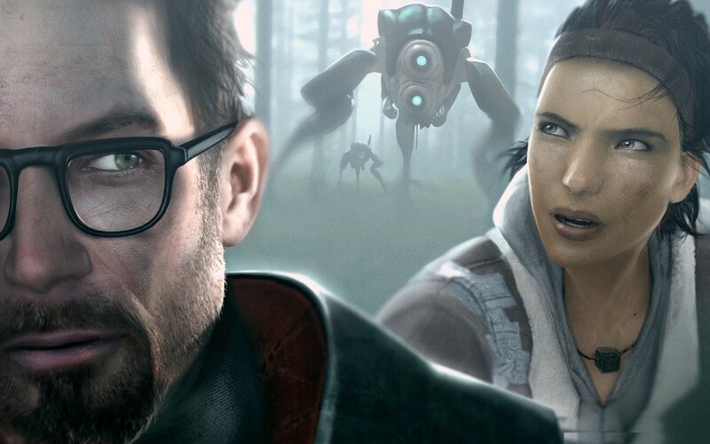 sci-fi game characters in forest
