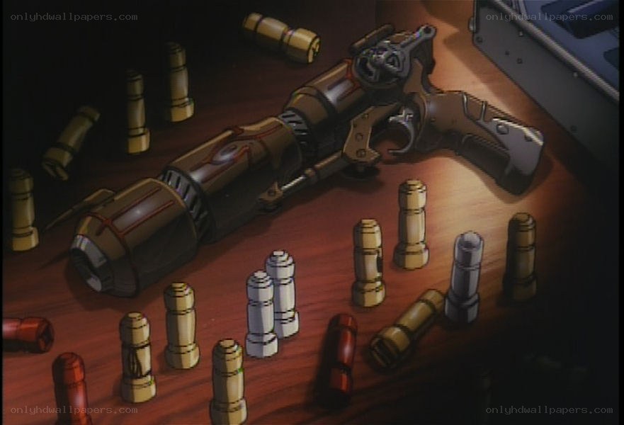 Sci-fi gun with ammunition