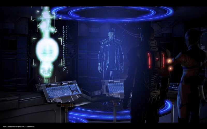 sci-fi hologram meeting