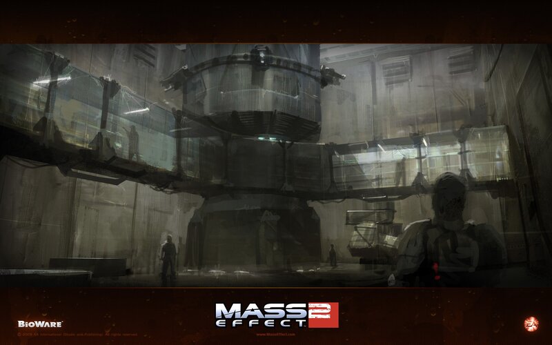 Sci-fi Industrial Facility — Gray
