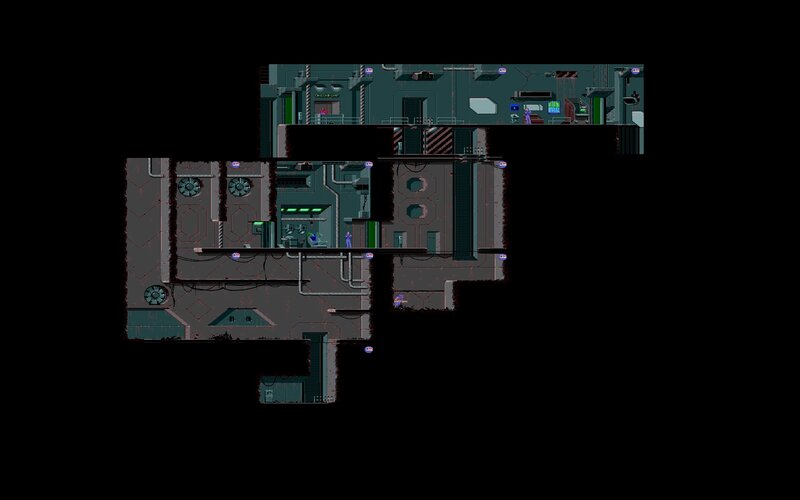 sci-fi industrial level map