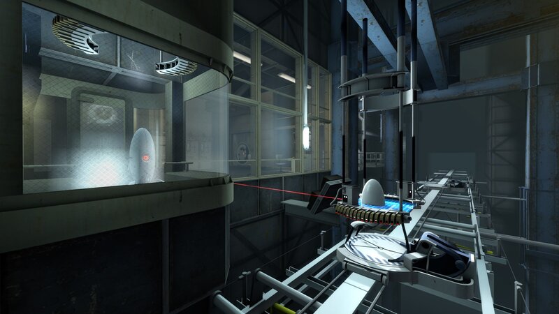 sci-fi laboratory with robots