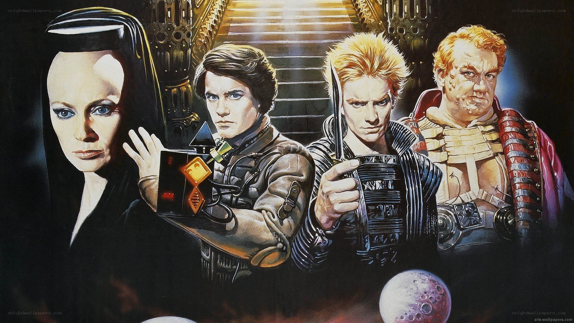 Sci-fi movie poster art