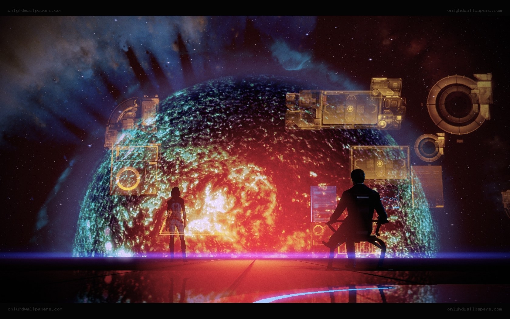 sci-fi planet observation