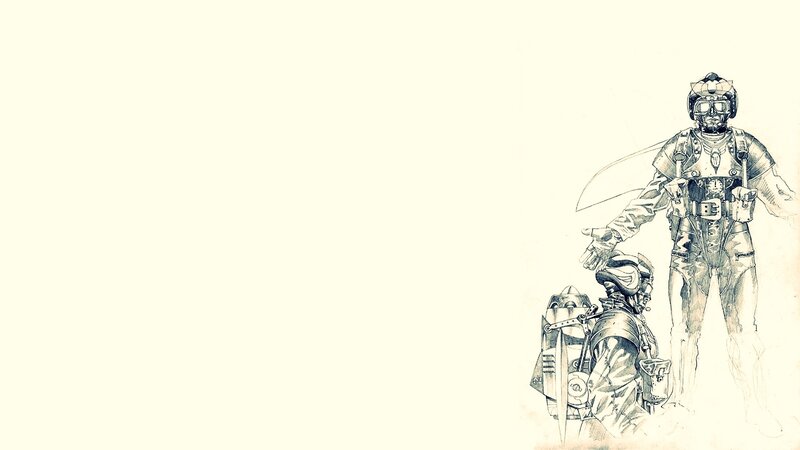 sci-fi soldier illustration