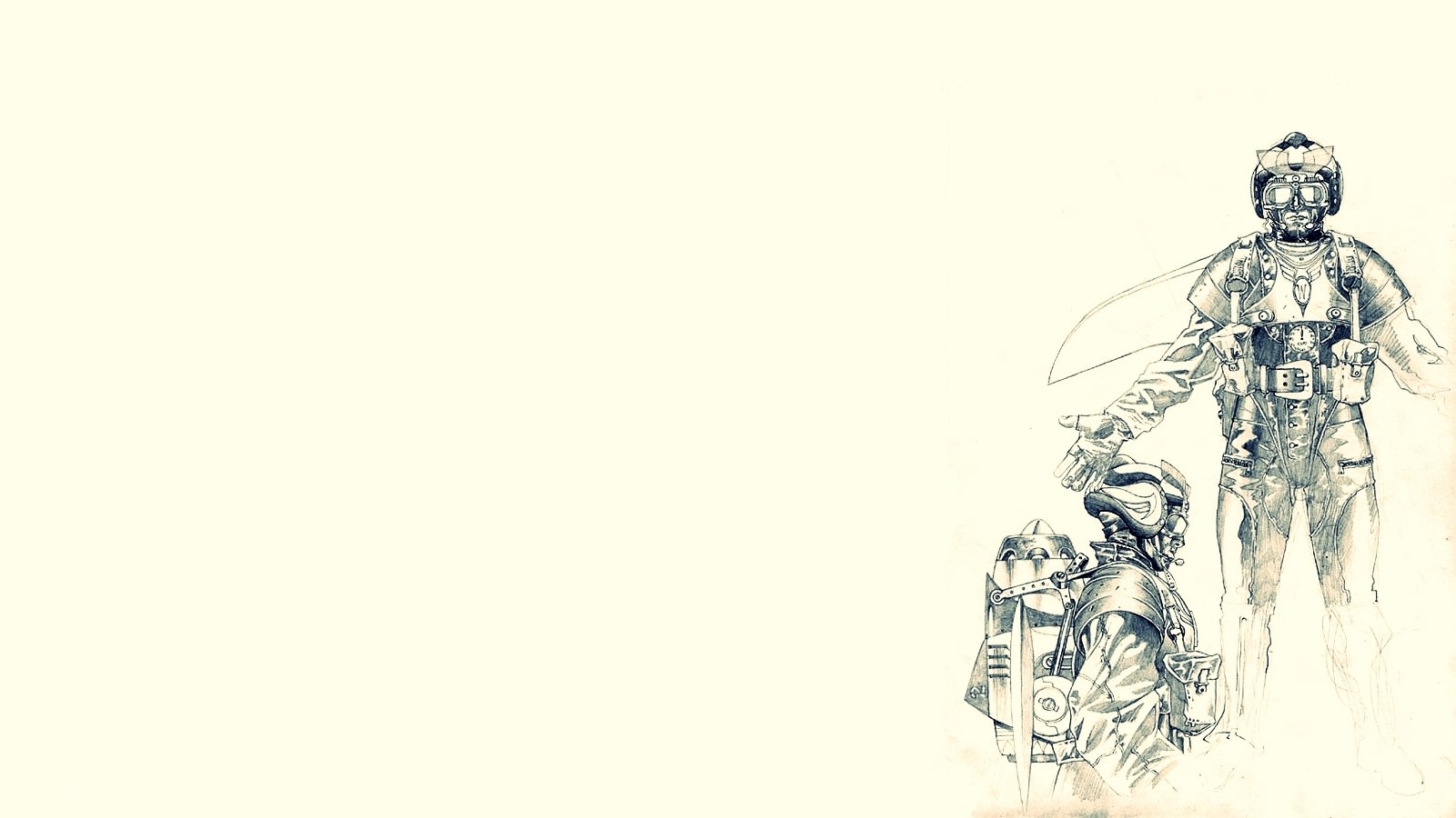 sci-fi soldier illustration