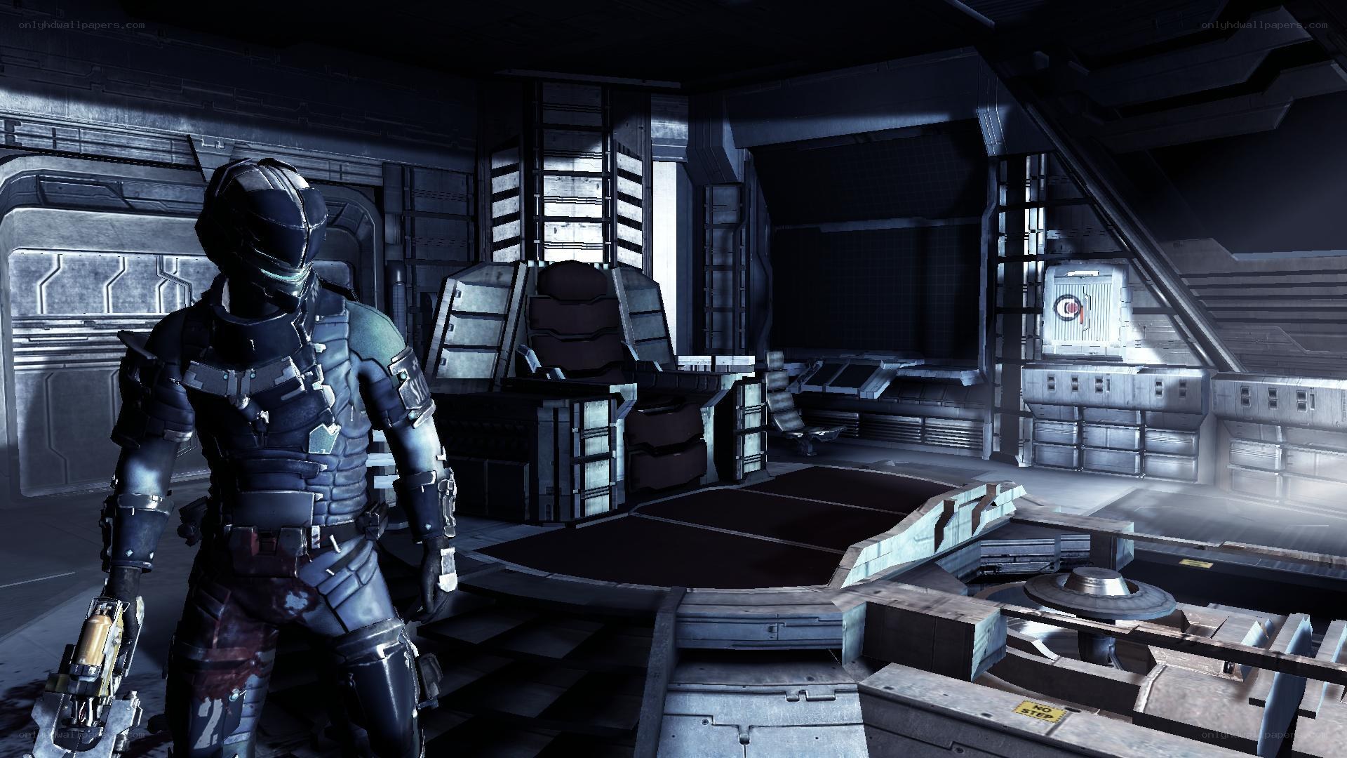 sci-fi soldier in a spaceship
