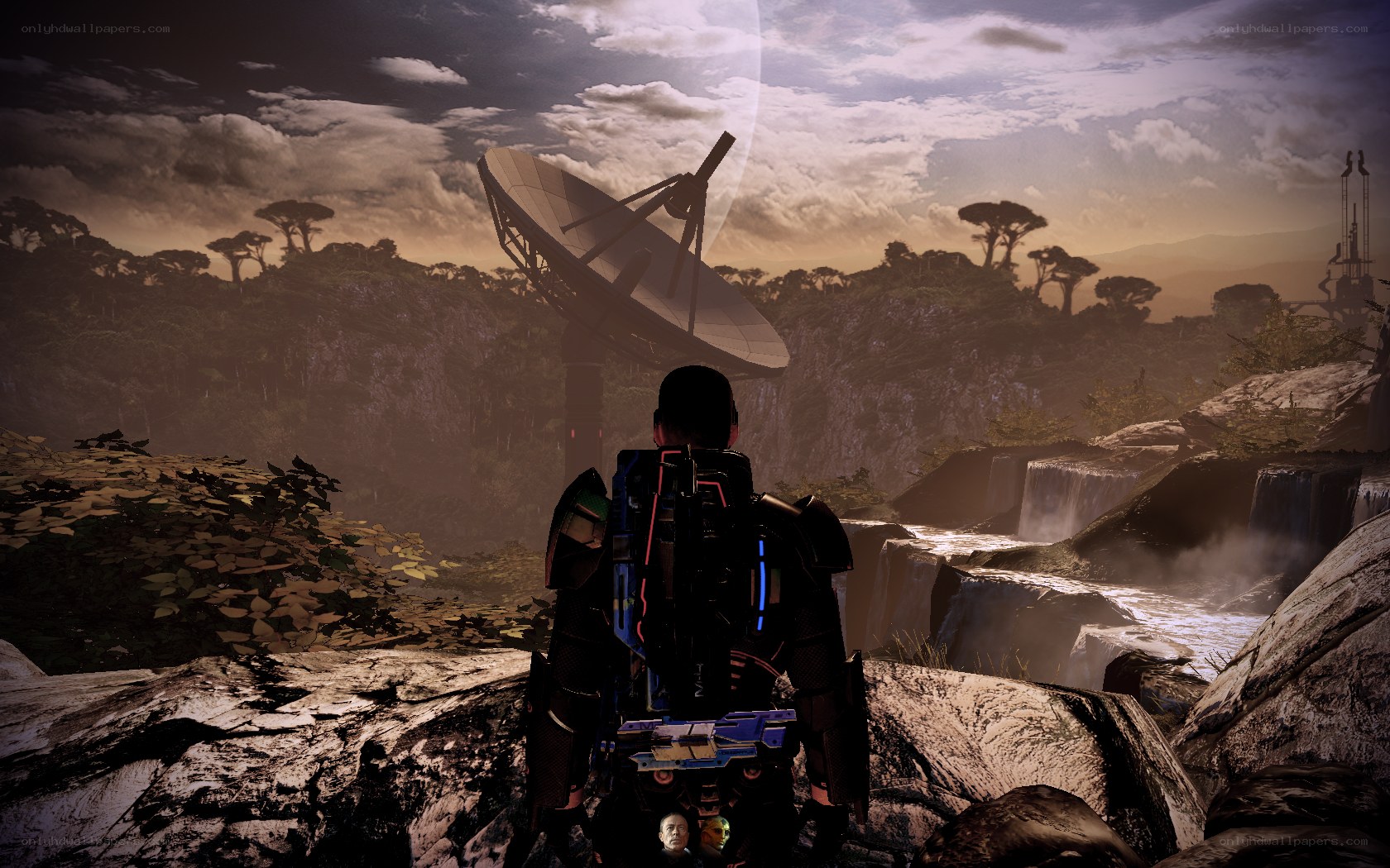 sci-fi soldier on alien planet