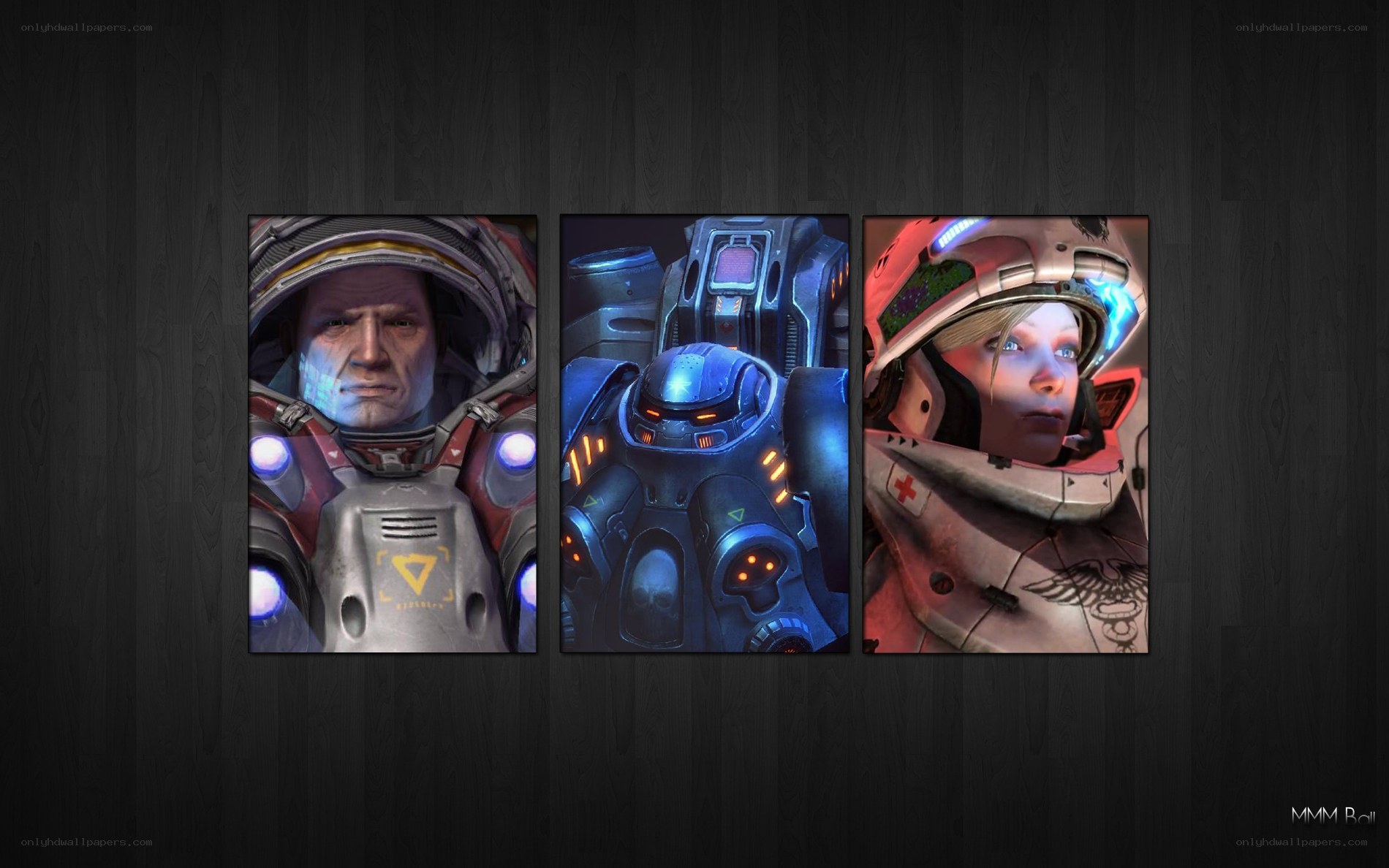 sci-fi soldier portraits