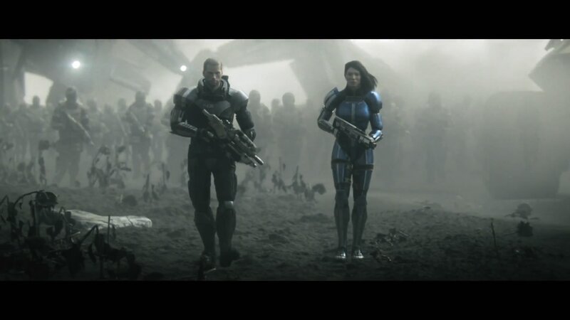 sci-fi soldiers in fog