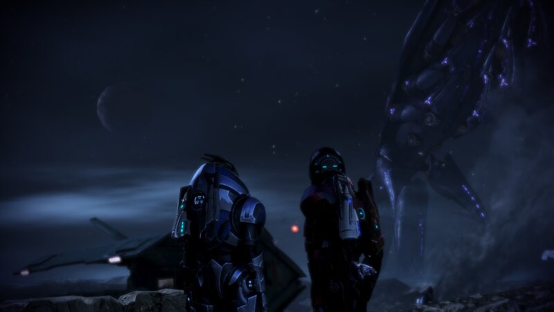 sci-fi soldiers on alien planet