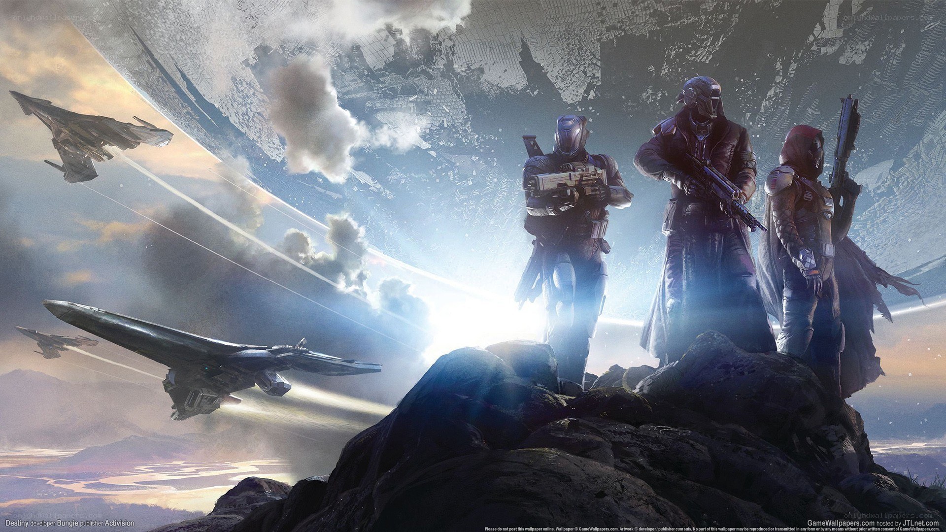 sci-fi soldiers on alien planet