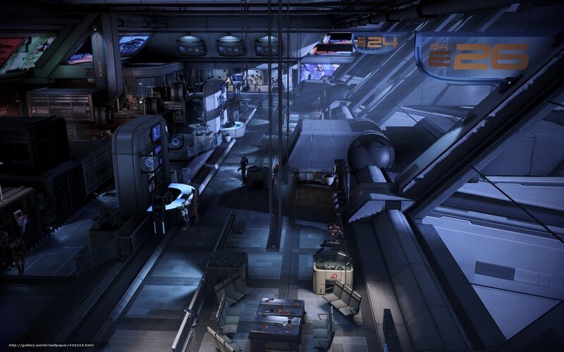 Sci-fi Space Station Bay
