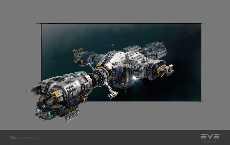 Sci-fi Spaceship — Gray