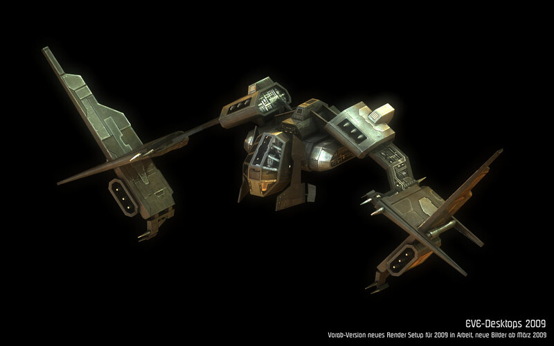 Sci-fi spaceship model