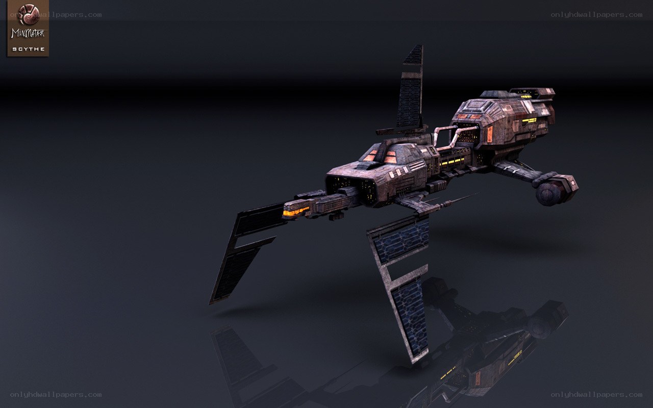 Sci-fi spaceship model