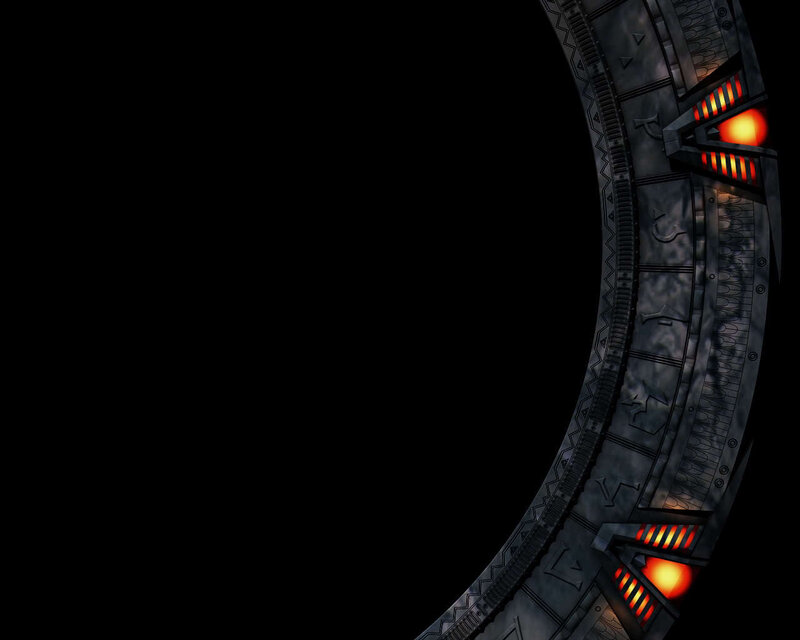 sci-fi stargate structure